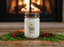 Load image into Gallery viewer, Evergreen & Berry - 9 & 12 oz Soy Candles