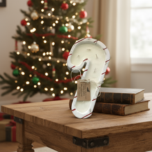 Load image into Gallery viewer, Candy Cane Dough Bowl - Candy Cane Mochaccinno