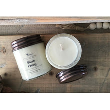 Load image into Gallery viewer, Blush Peony - 9 oz Soy Candle - Copper Lid