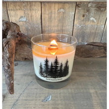 Load image into Gallery viewer, Into the Woods 9 oz Whiskey glass soy wax candle