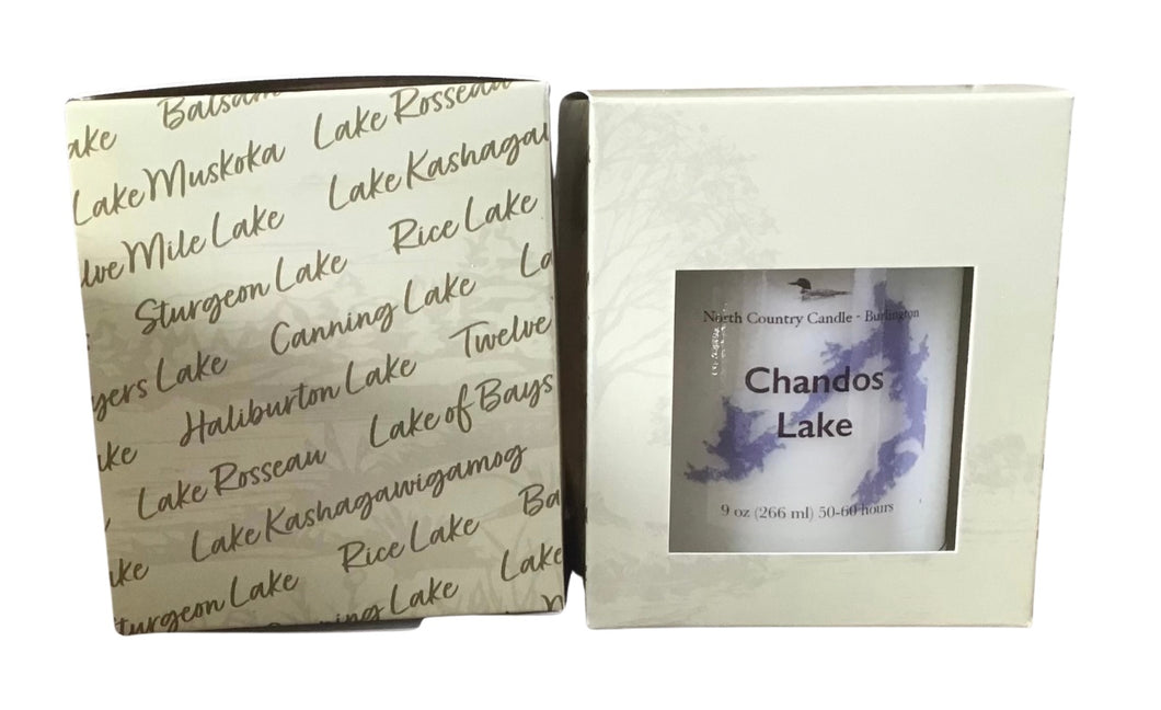 Chandos Lake - 9 oz Soy Candle -Gift Box