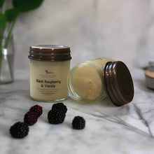 Load image into Gallery viewer, Black Raspberry & Vanilla - 9 oz Soy Candle - Best Seller!