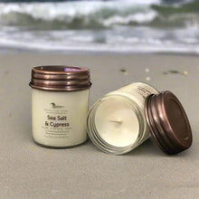 Load image into Gallery viewer, Sea Salt & Cypress - 9 oz Soy Candle - Best Seller!