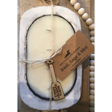 Load image into Gallery viewer, Candle Dough Bowls - Small -Distressed Antique Linen