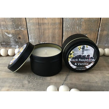 Load image into Gallery viewer, 4 oz Black Matte Soy Wax Candles