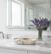 Load image into Gallery viewer, French Lavender Distressed Dough Bowl Candle