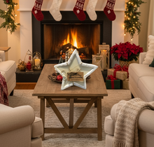Load image into Gallery viewer, Star 10 inch candle bowl