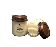 Load image into Gallery viewer, Tobacco + Bay Leaf - 9 oz Soy Wax Candle
