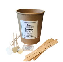 Load image into Gallery viewer, Soy Wax Refill Kit for Oak Style Dough Bowls