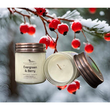 Load image into Gallery viewer, Evergreen & Berry - 9 oz Soy Candle