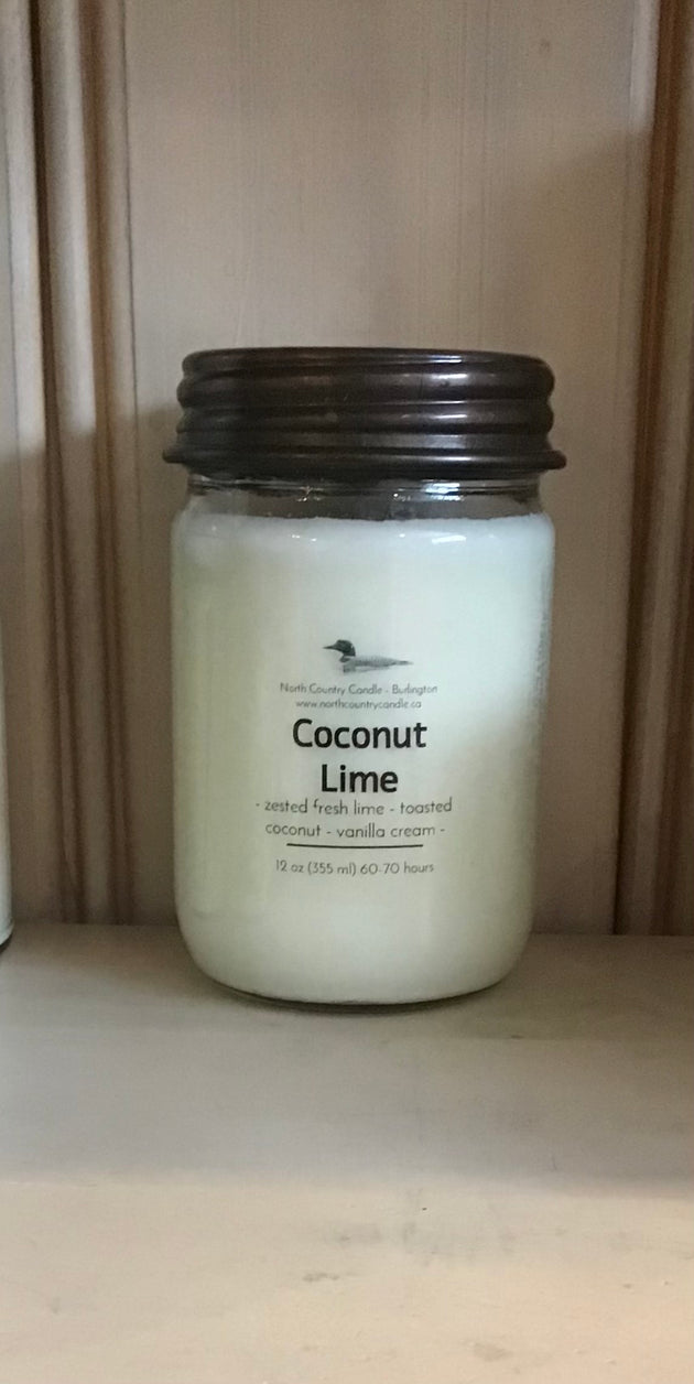 12 oz Coconut Lime Soy Candle