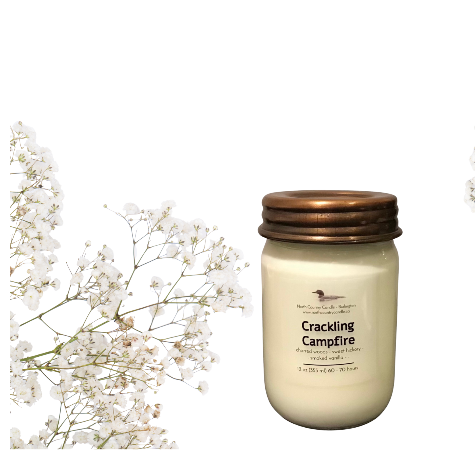 Crackling Campfire - 12 oz Wood Wick Candle