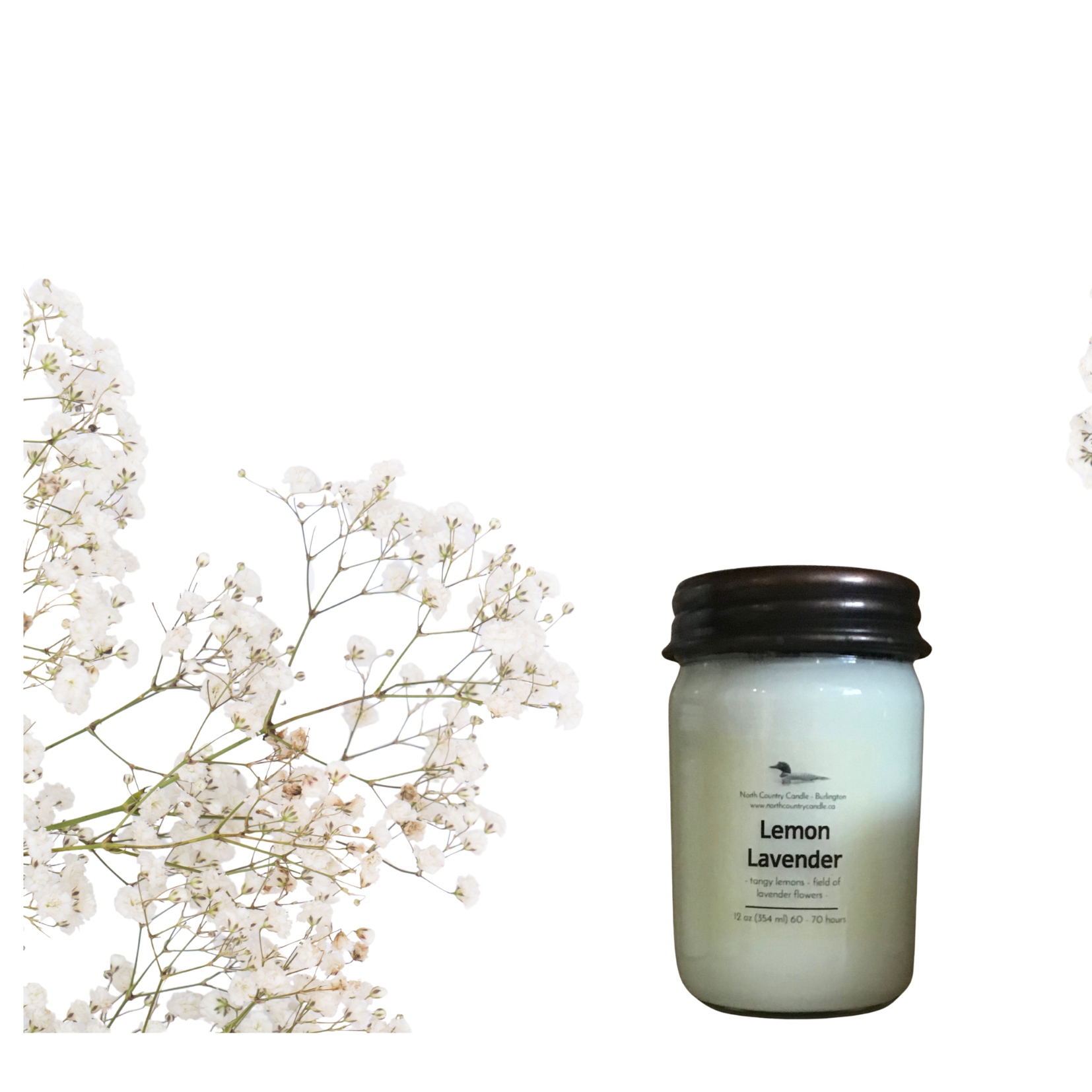 Lemon Lavender- 12 oz Soy Wax Candle