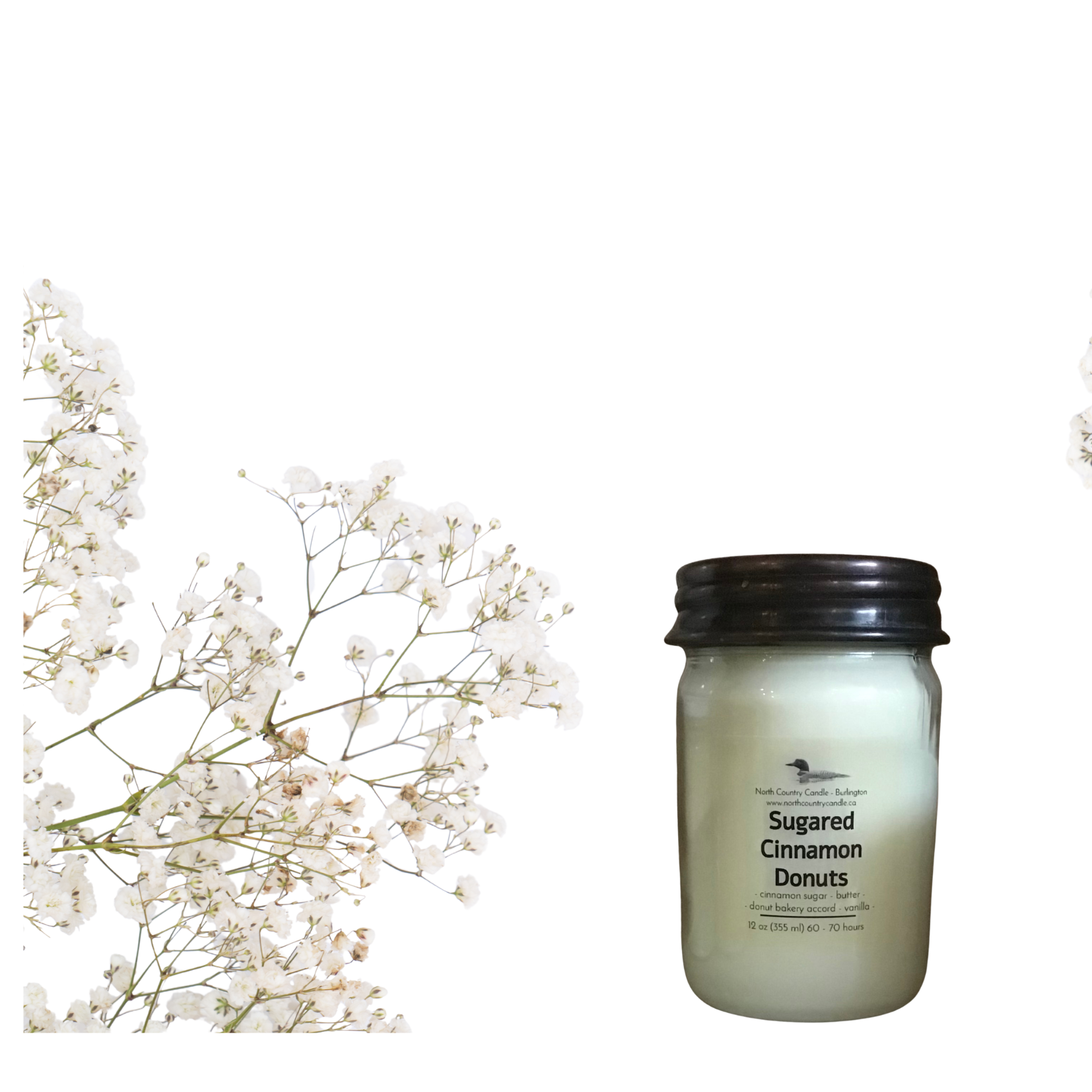 Sugared Cinnamon Donuts-12 oz Soy Wax Candle