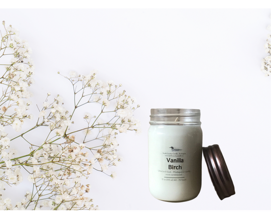 12 oz Vanilla Birch Soy Candle