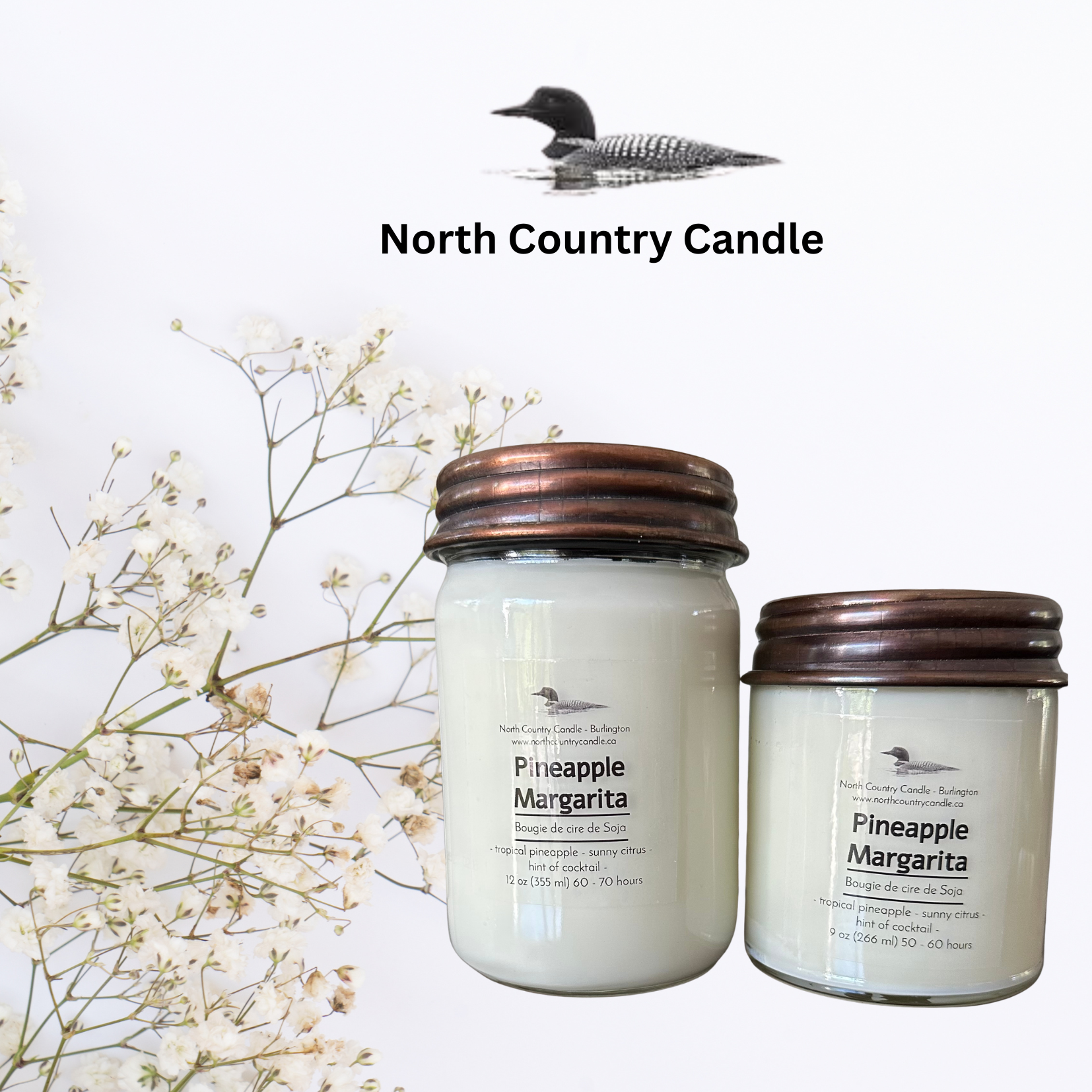 Pineapple Margarita - 12 oz Soy Wax Candle