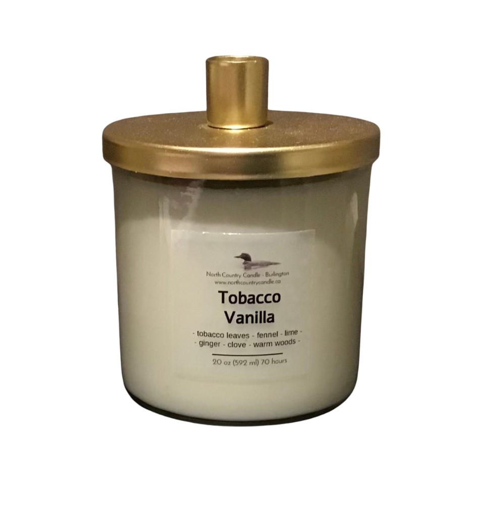 Gold Lid 20 oz Soy Wax Candle