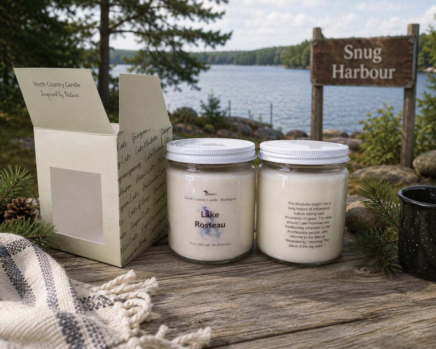 Lake Rosseau - Cottage Country Lake Candles