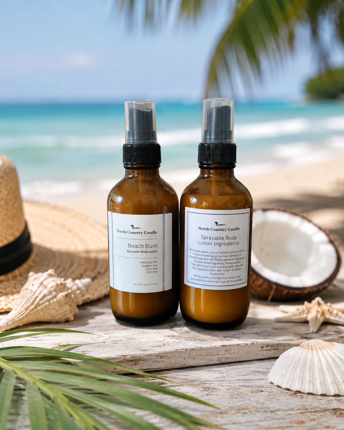 Beach Bum - 4 oz Sprayable Body Lotion