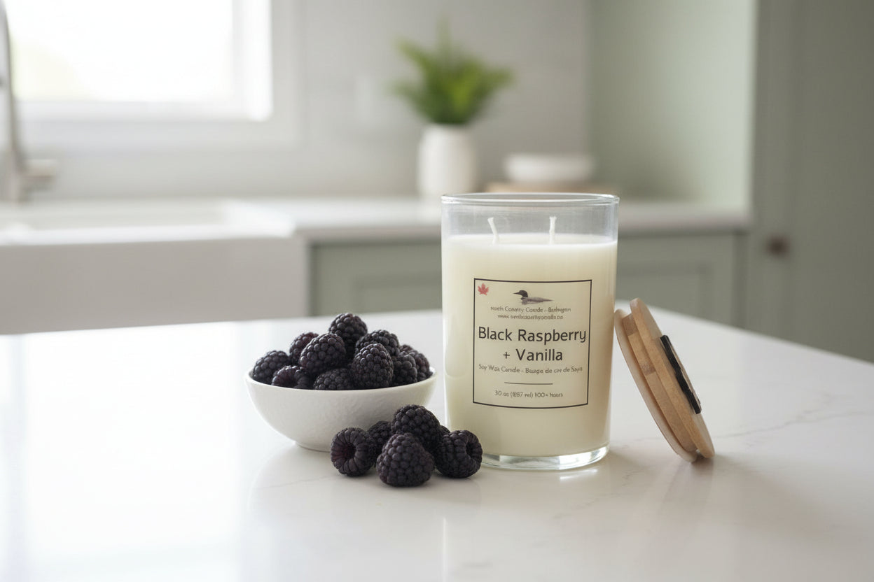 30 oz Soy Wax Candle Black Raspberry + Vanilla