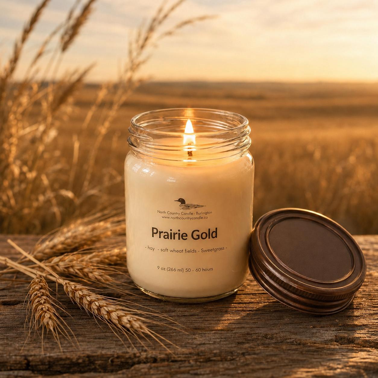 Prairie Gold - 9 oz Soy Wax Candle