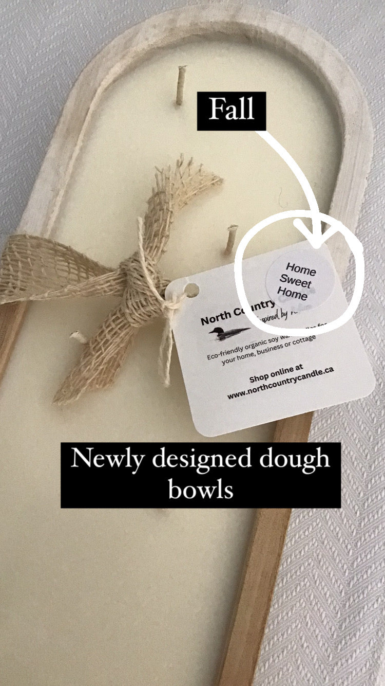 Candle Dough Bowl - Two toned