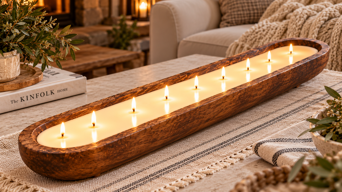 Cracklin' Birch ` 30 inch Dough Bowl Candle