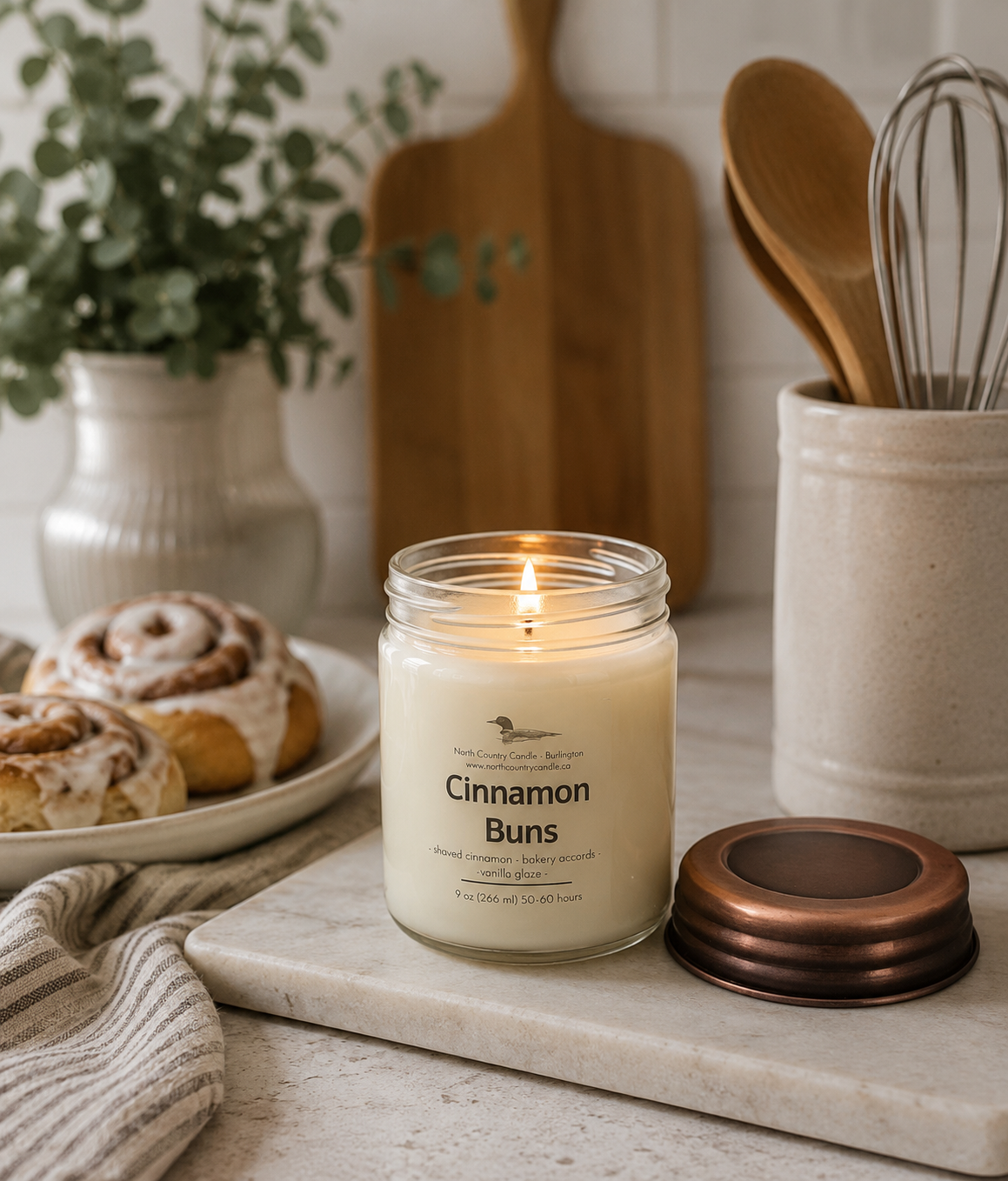 Cinnamon Buns - 9 oz Soy Wax Candle