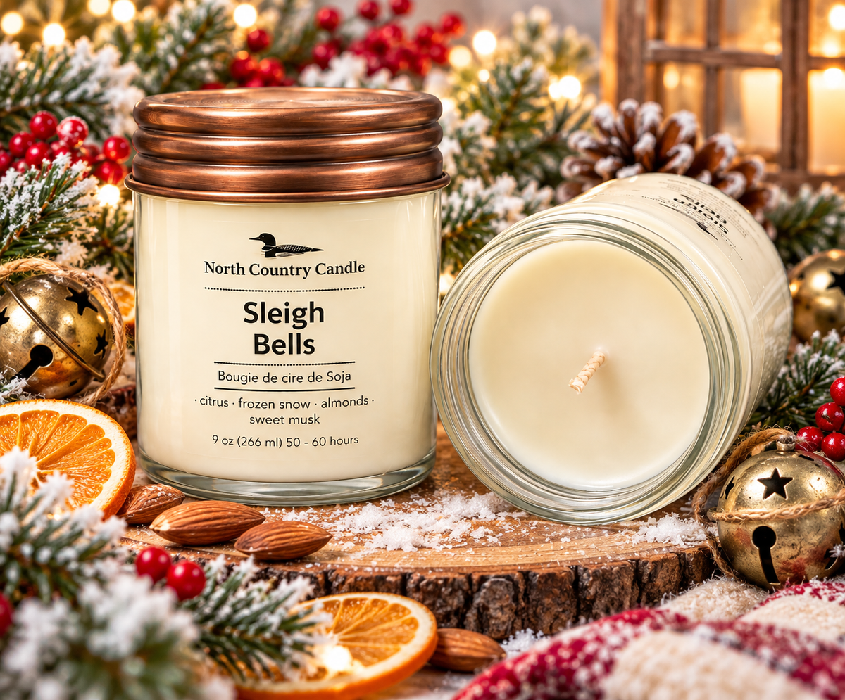 Sleigh Bells - 9 oz Christmas Soy Wax Candle