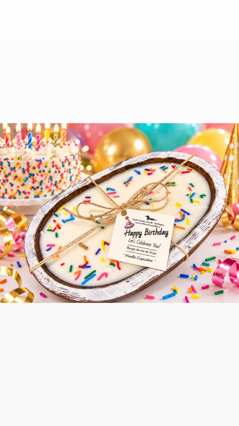 Birthday Dough Bowl Candles