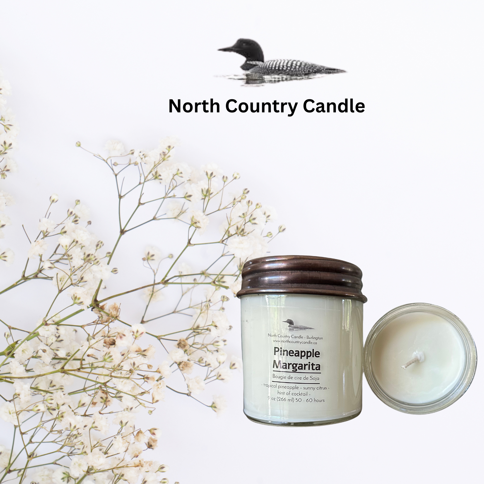 Pineapple Margarita - 9 oz Soy Wax Candle