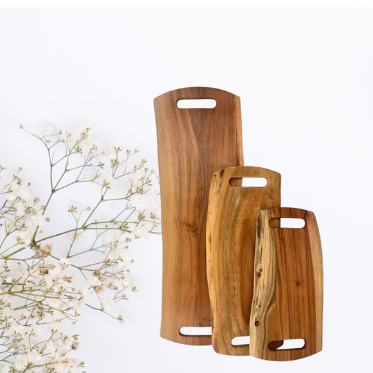Acacia Double Handled Serving Platters