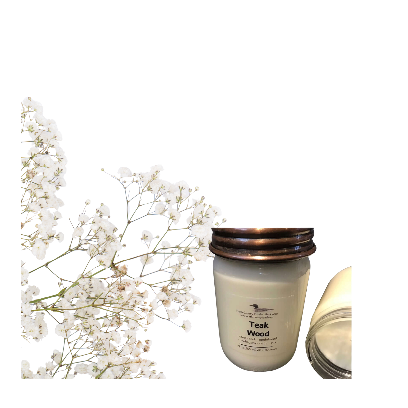 Teak Wood - 9 oz Soy Wax Candle