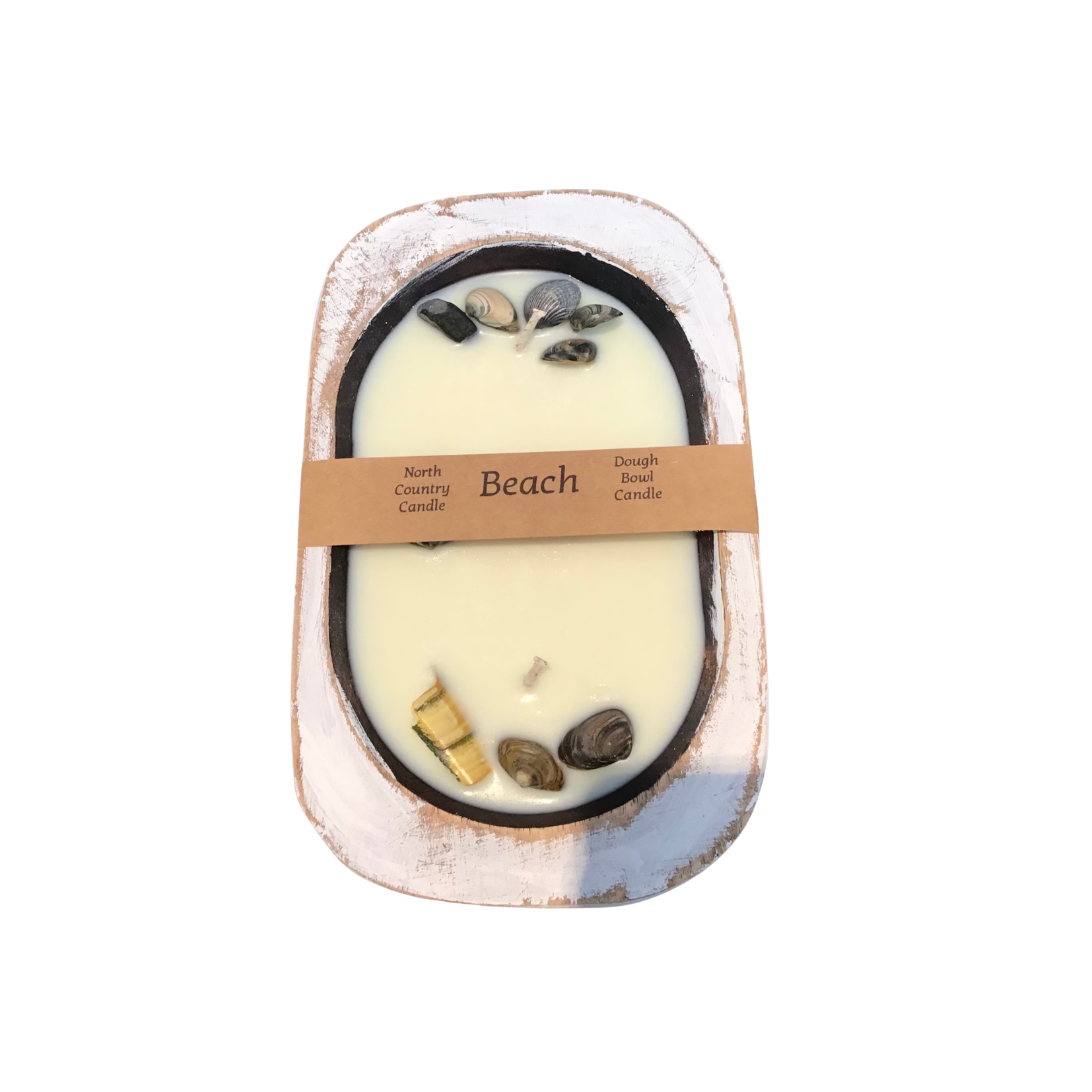 Beach -Distressed Linen Dough Bowl