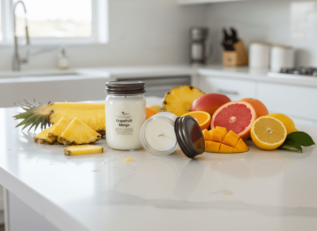 Grapefruit Mango - 12 oz Soy Wax Candle