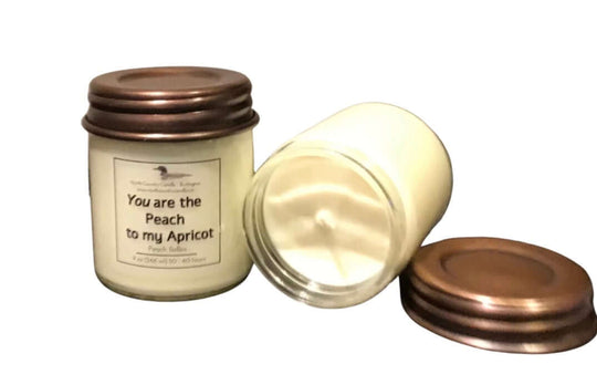 You are the Peach to my Apricot - 9 oz Soy Wax Candle