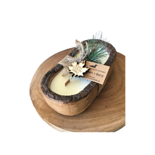 Load image into Gallery viewer, Live Edge Dough Bowl Candles
