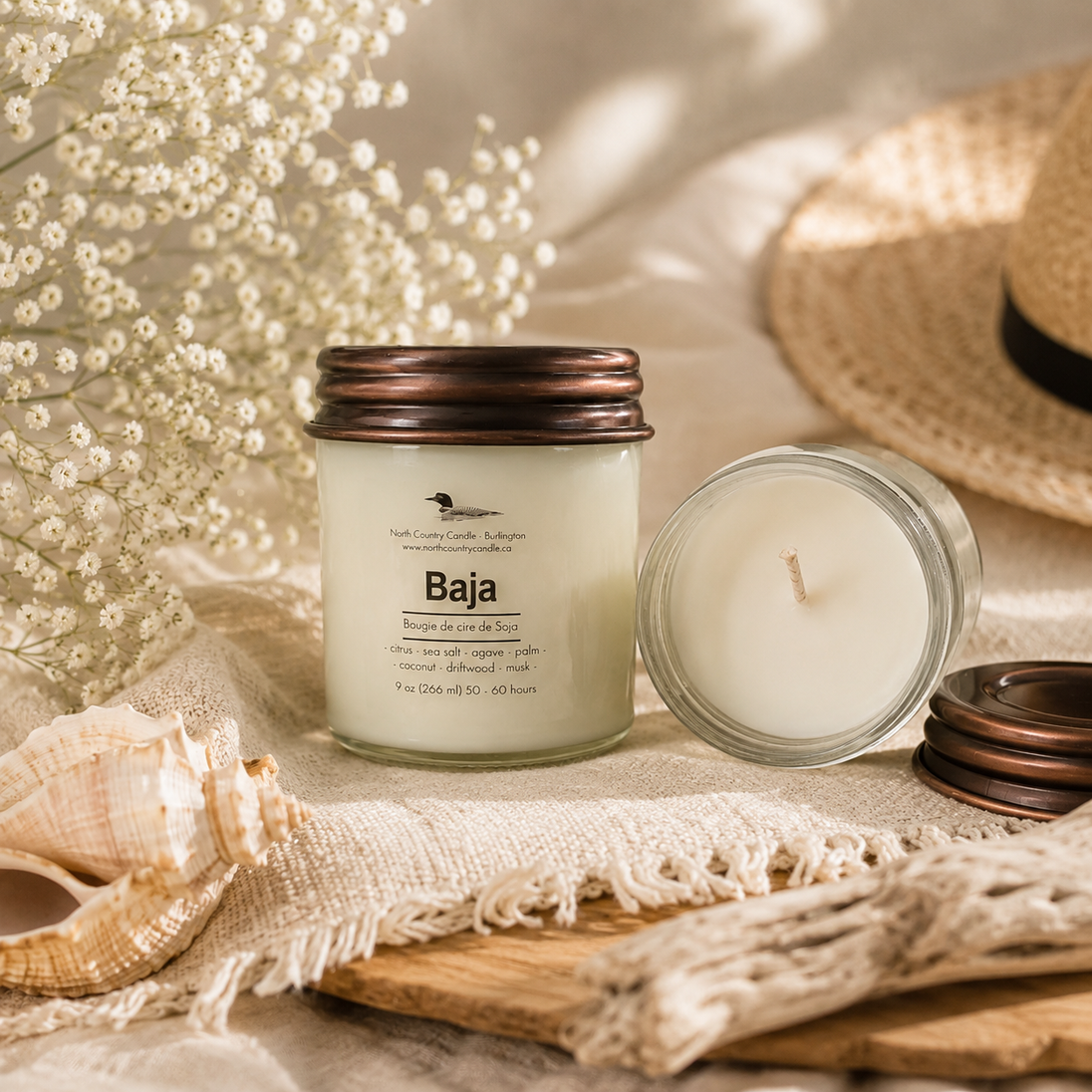 Baja 9 oz Soy Wax Candle