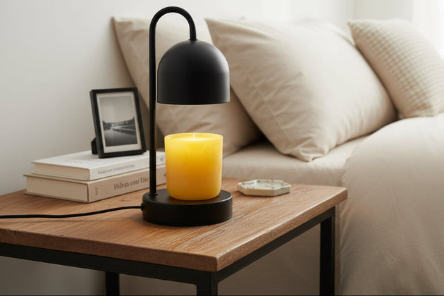 Black Matte Candle Warmer Lamp