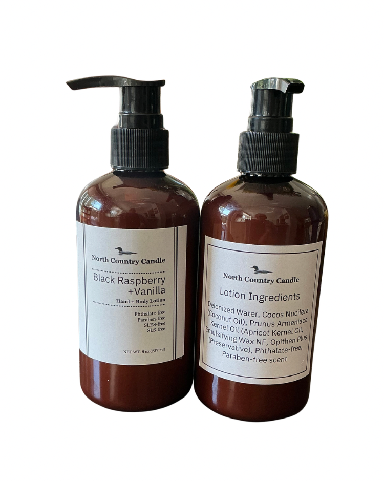 Black Raspberry + Vanilla 8 oz lotion