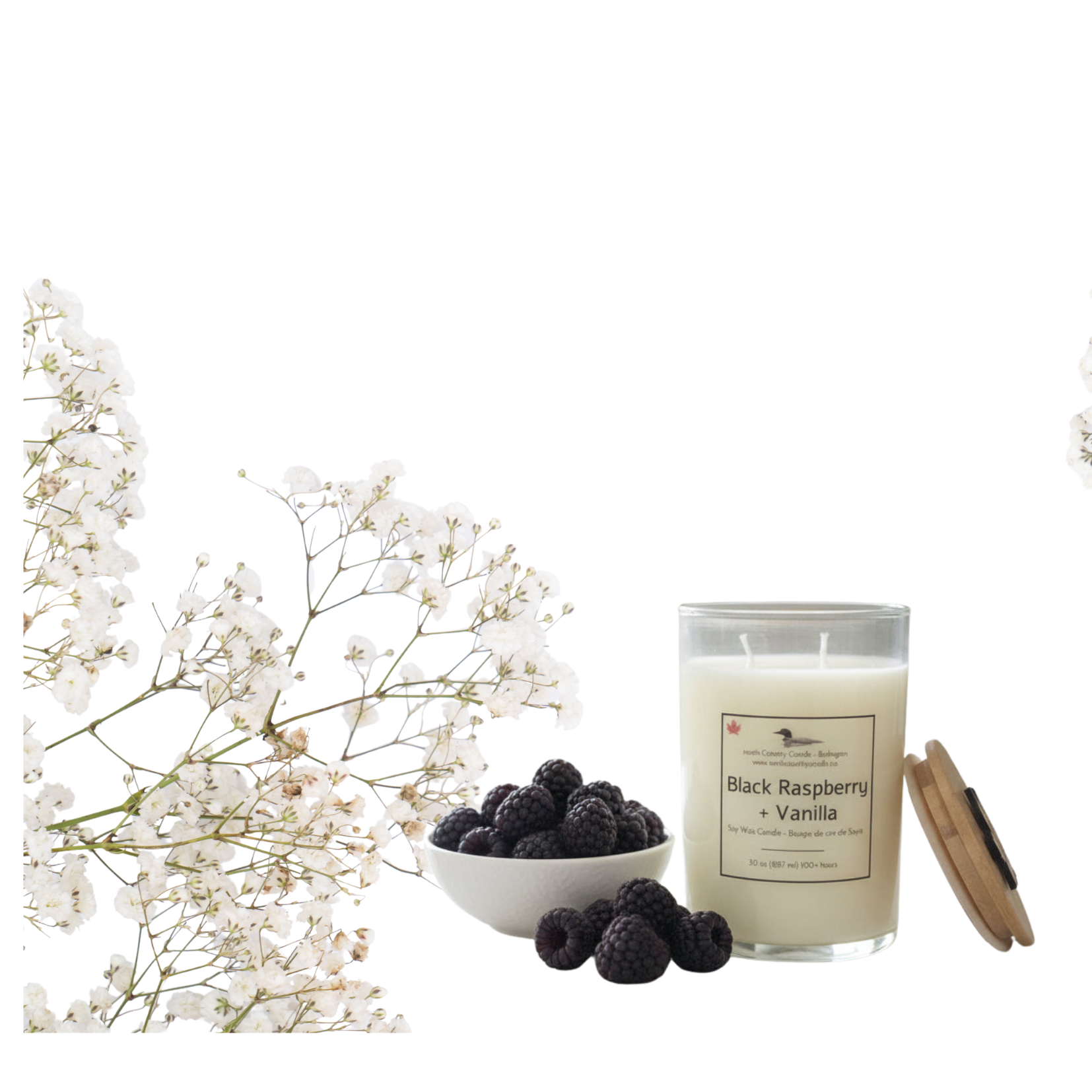 Black Raspberry + Vanilla - 30 oz Candle