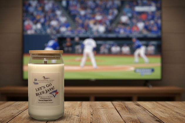 Ble Jays Beer Candles
