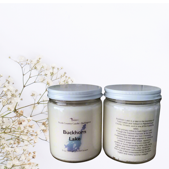 Buckhorn Lake gift boxed soy candle