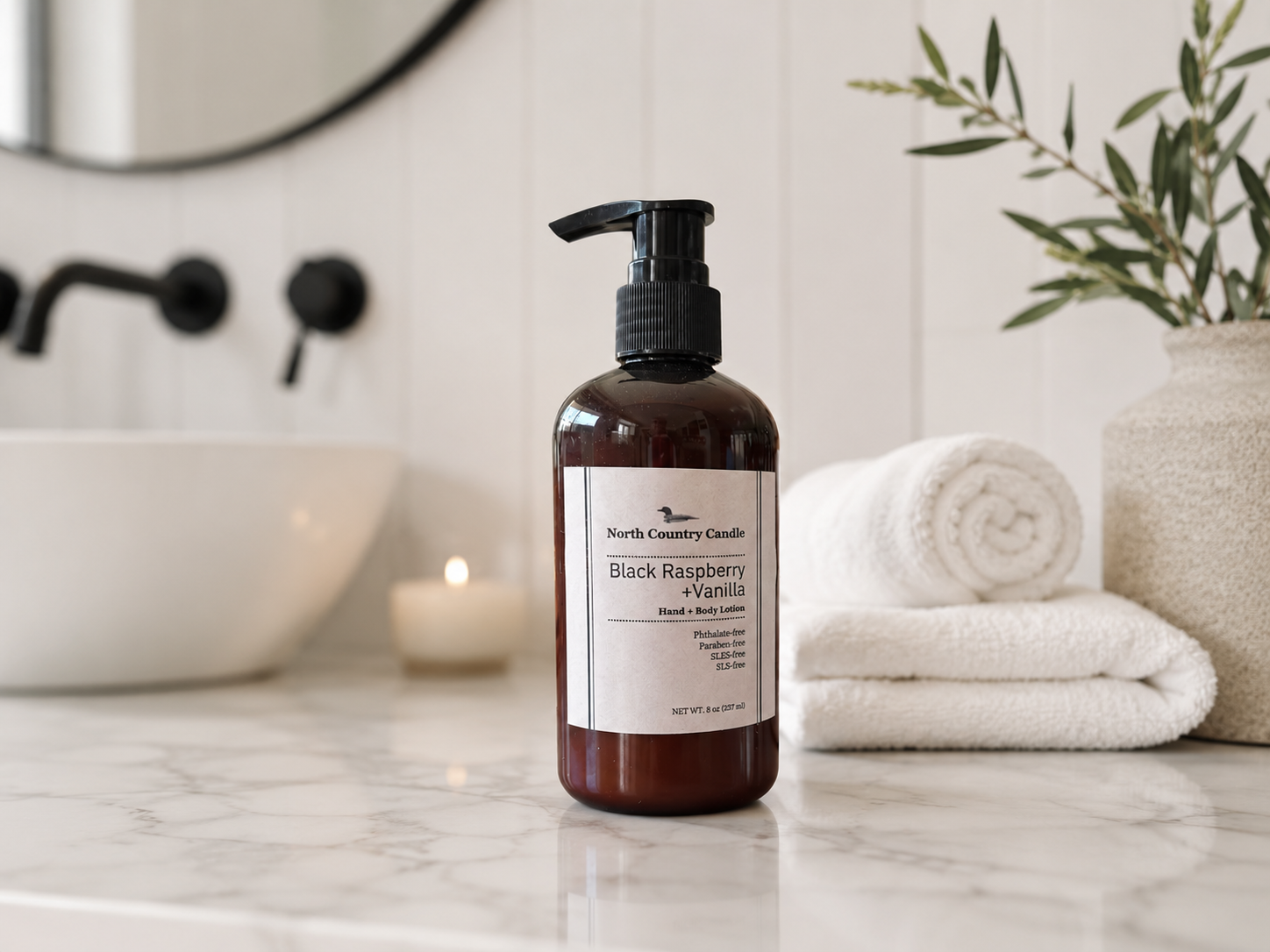 Black Raspberry + Vanilla - Hand & Body Lotion