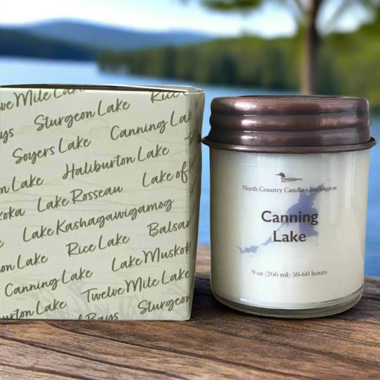 Canning Lake Cottage Country Lake Candle