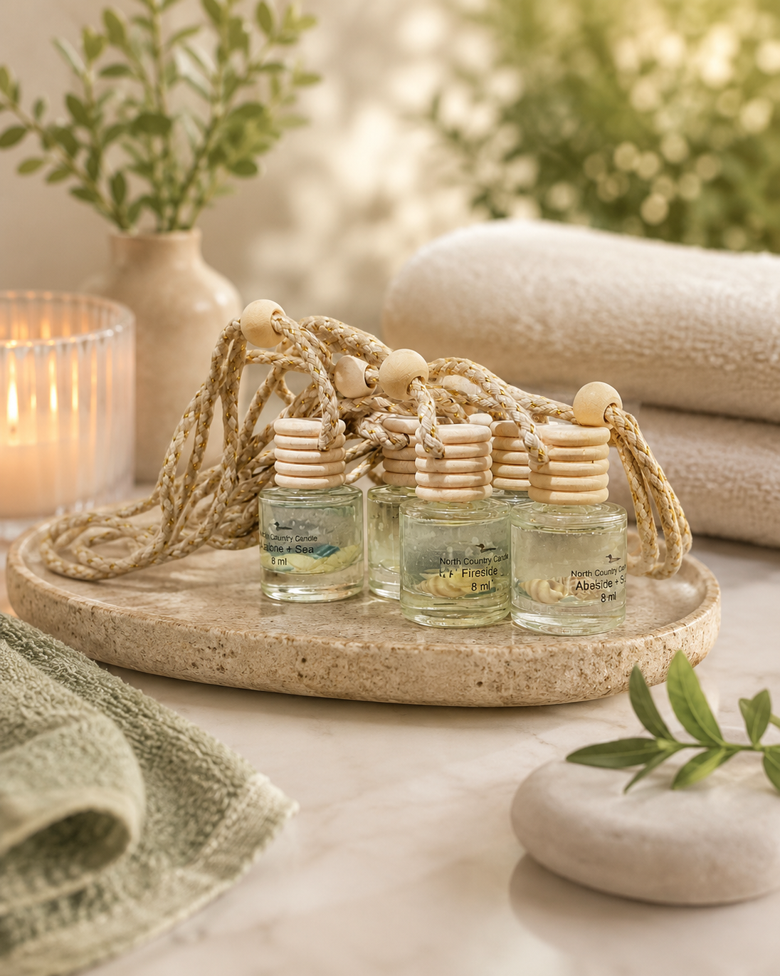 Car Fresheners - 8 ml Glass bottles