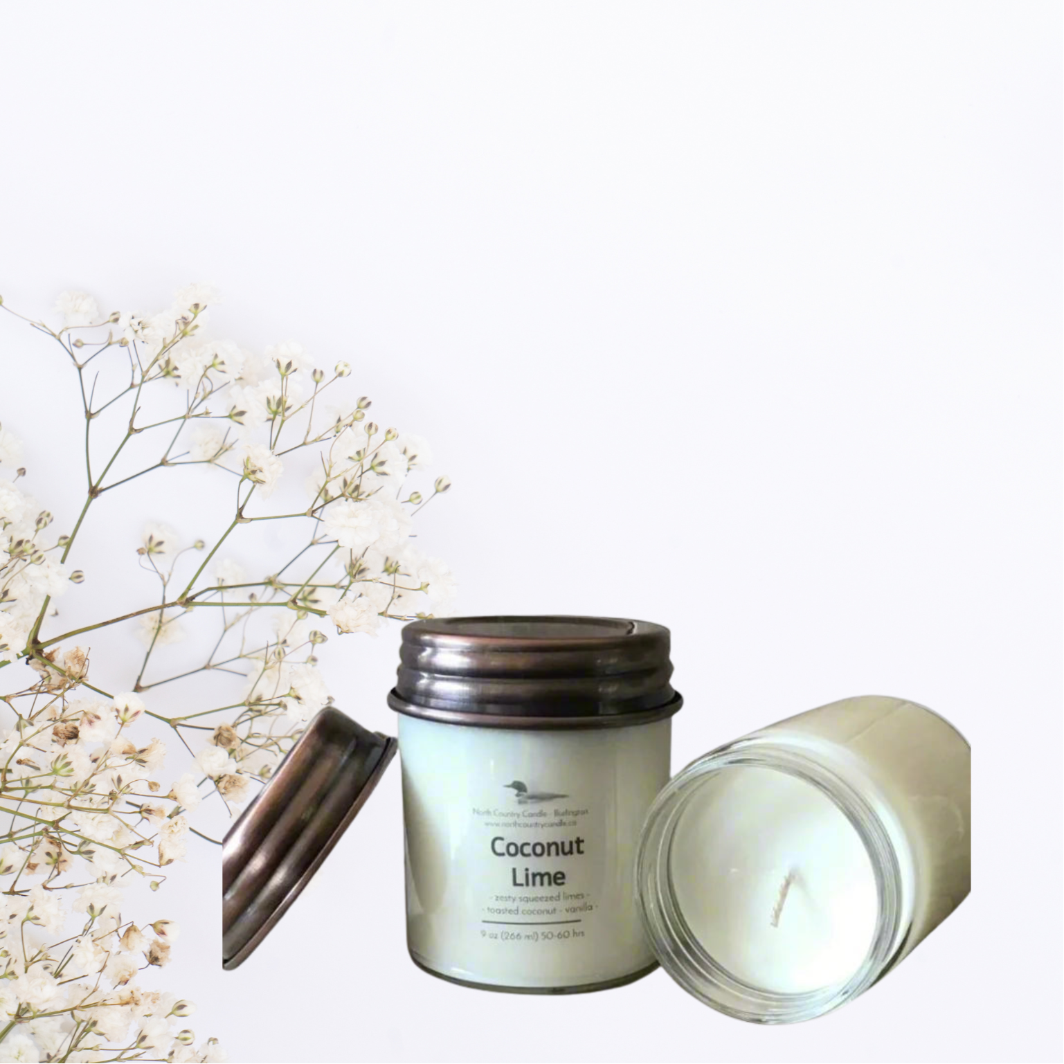 Coconut Lime - Soy Wax Candles