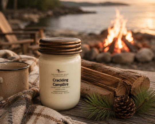 Crackling Campfire 12 oz Soy wax Candle