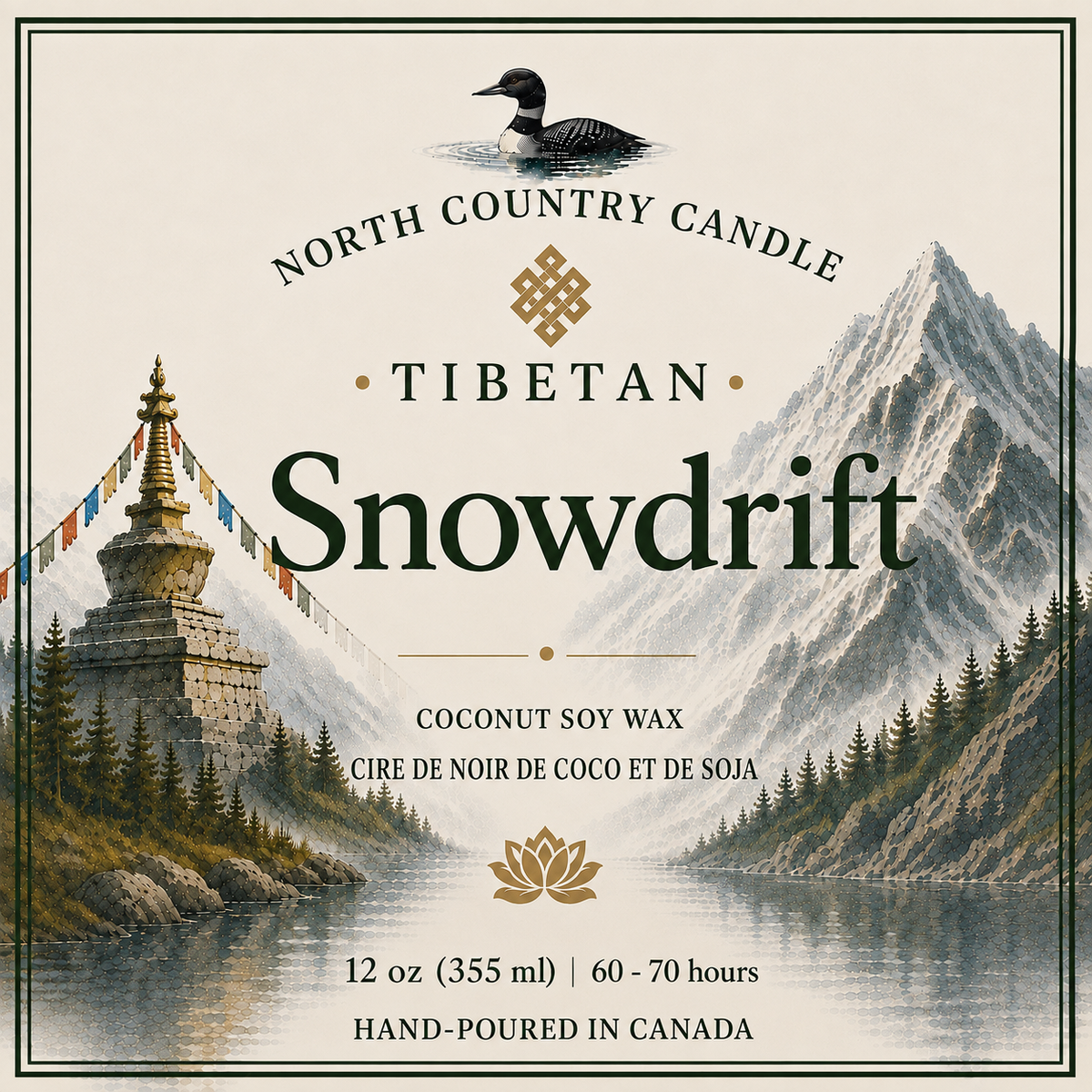 Snowdrift - 9 oz Luxury Coconut Wax Candle