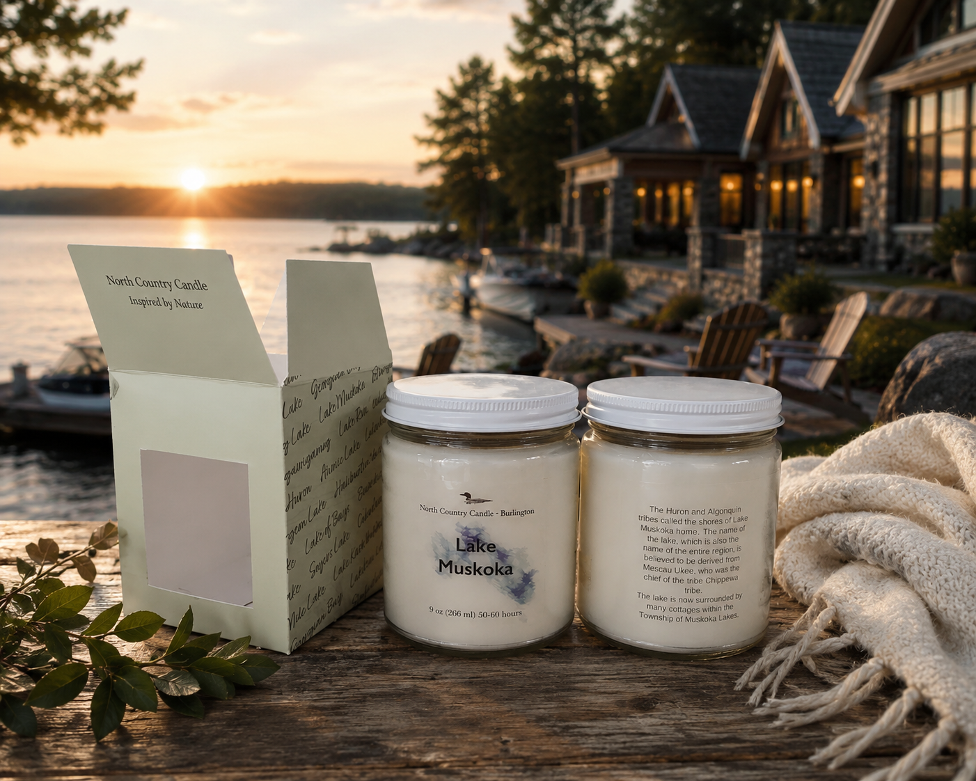 Lake Muskoka - Cottage Country Lake Candles